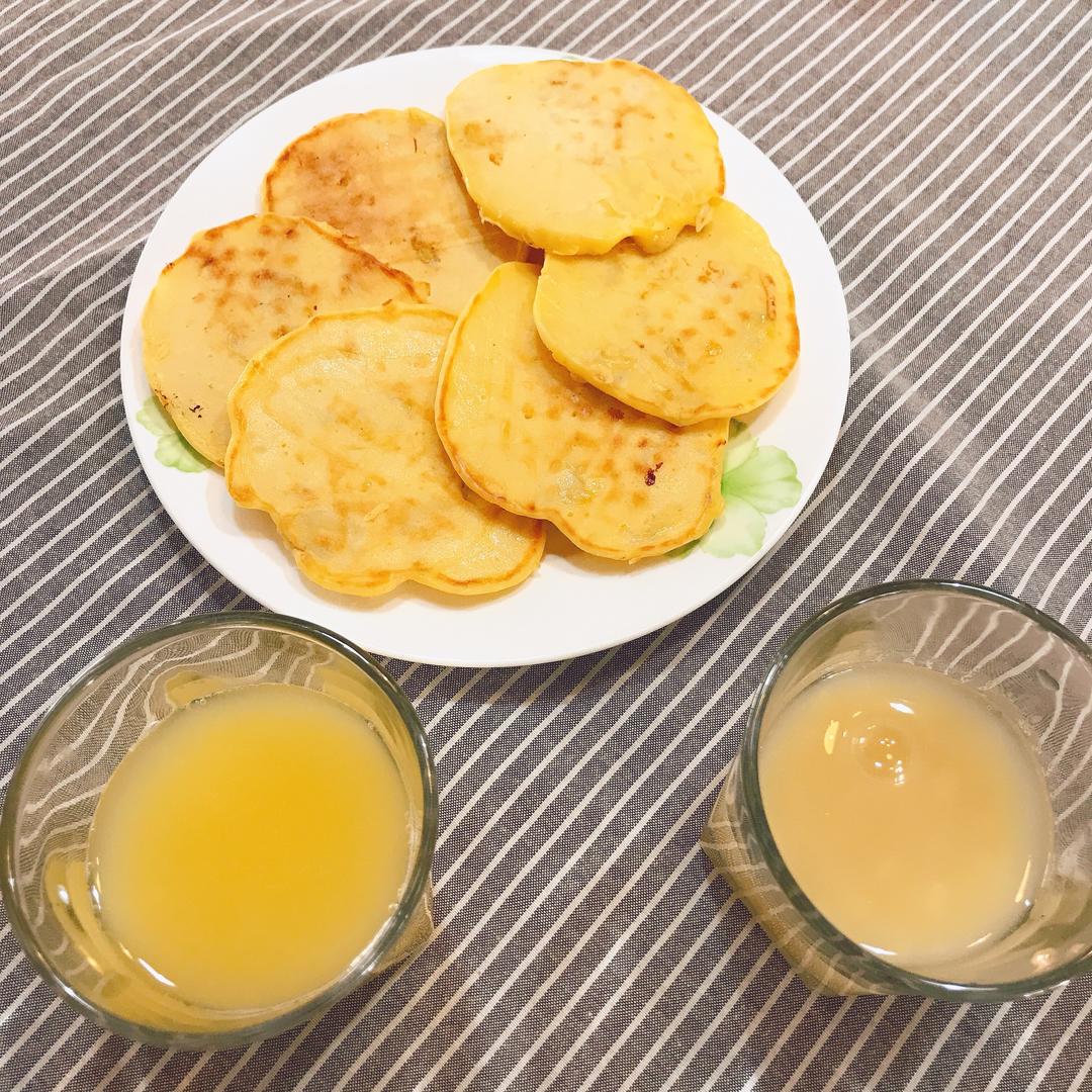 香蕉煎饼的做法