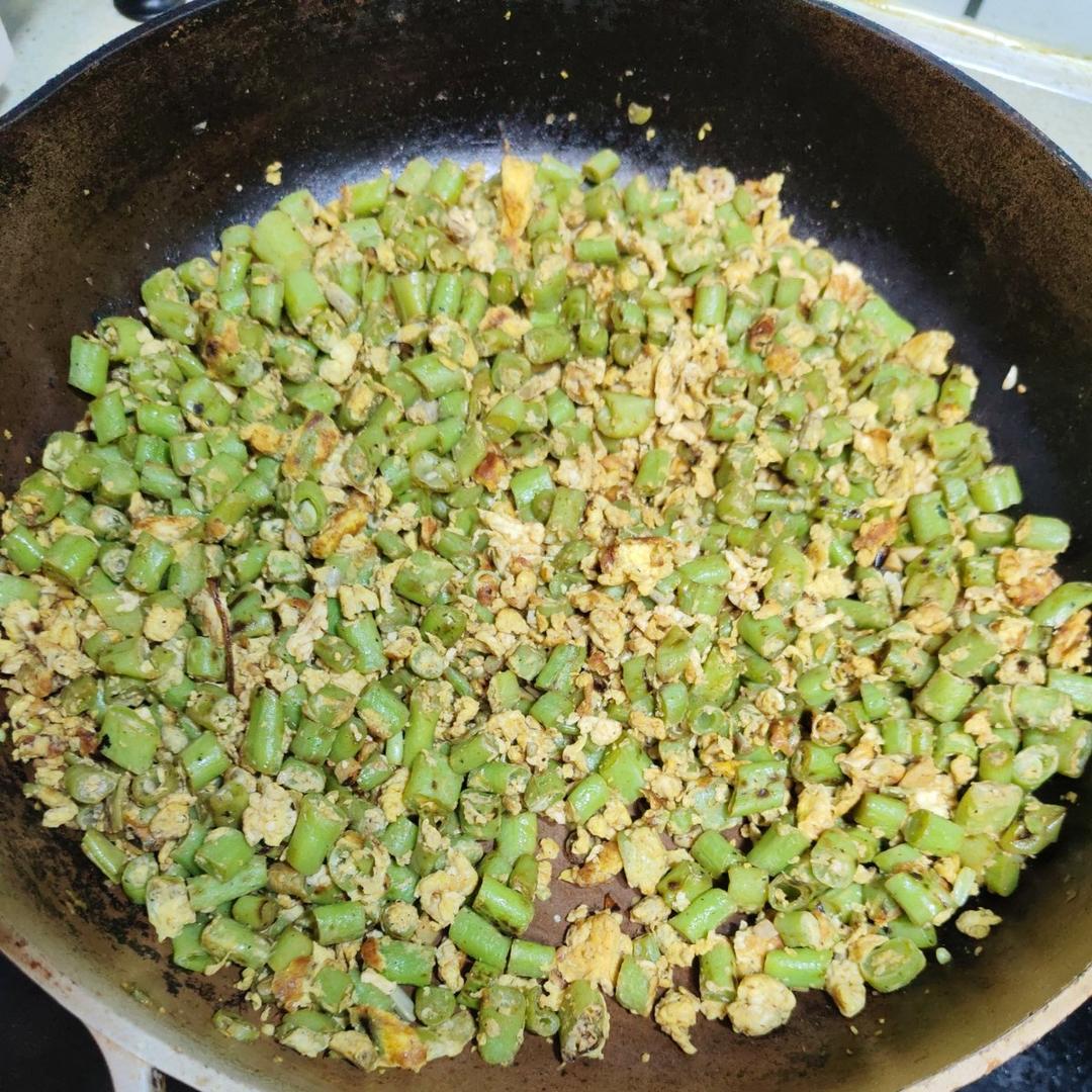 豆角炒蛋超级下饭菜，不好吃算我输