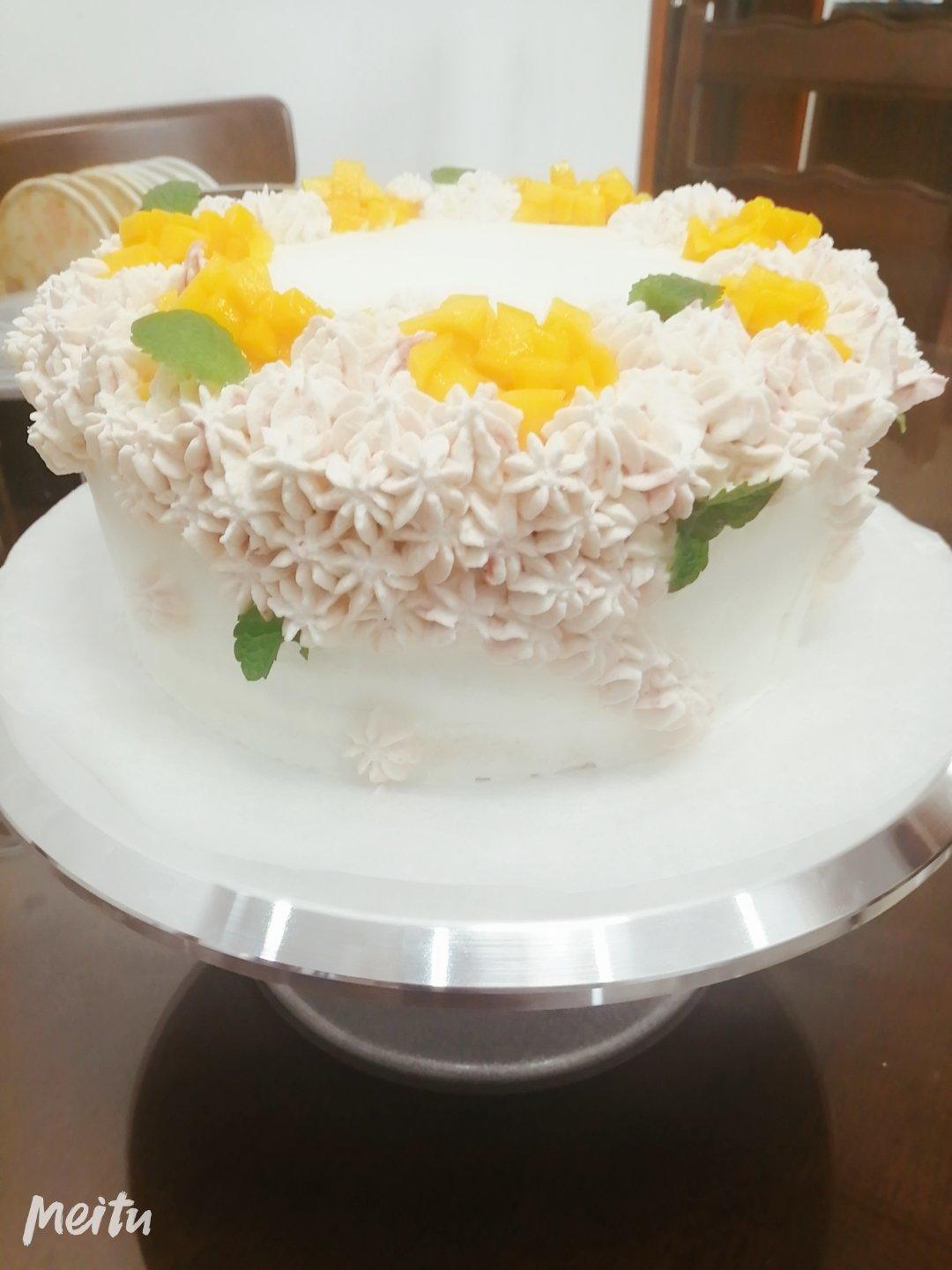 草莓蛋糕（自制草莓酱）