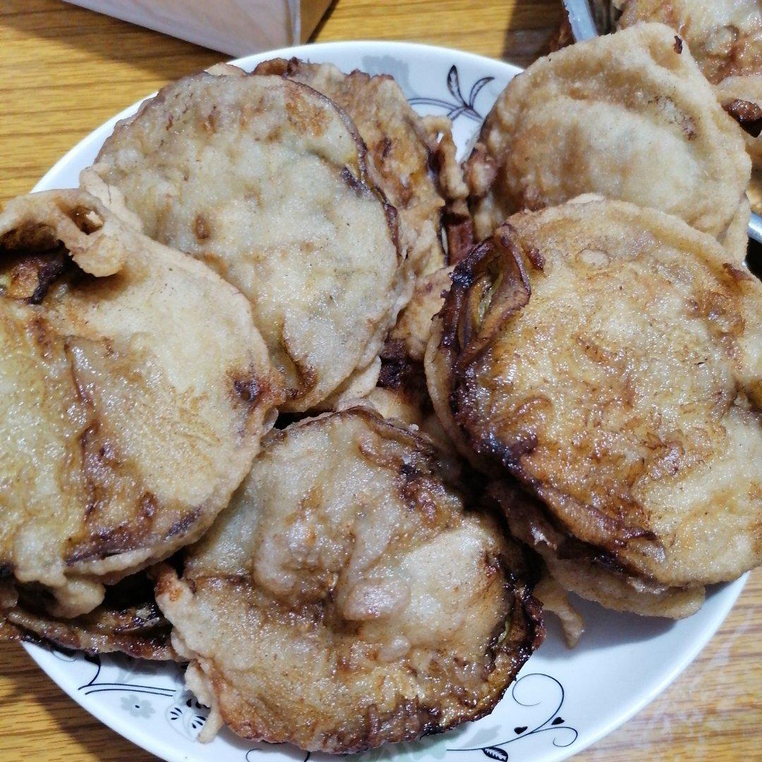 酥炸茄盒￨外酥里嫩