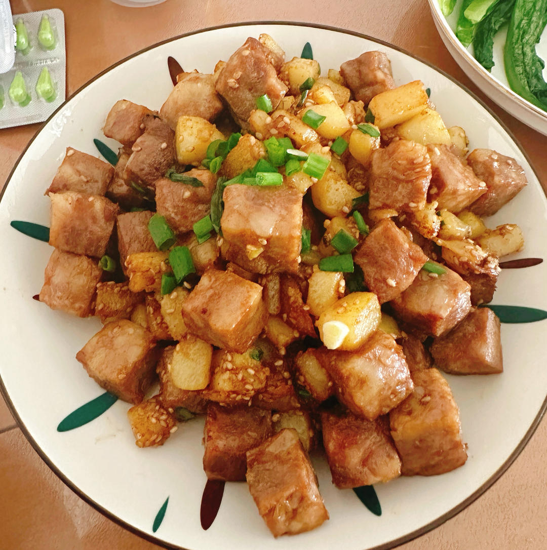 香辣孜然土豆牛肉粒，这么做巨巨巨好吃！！
