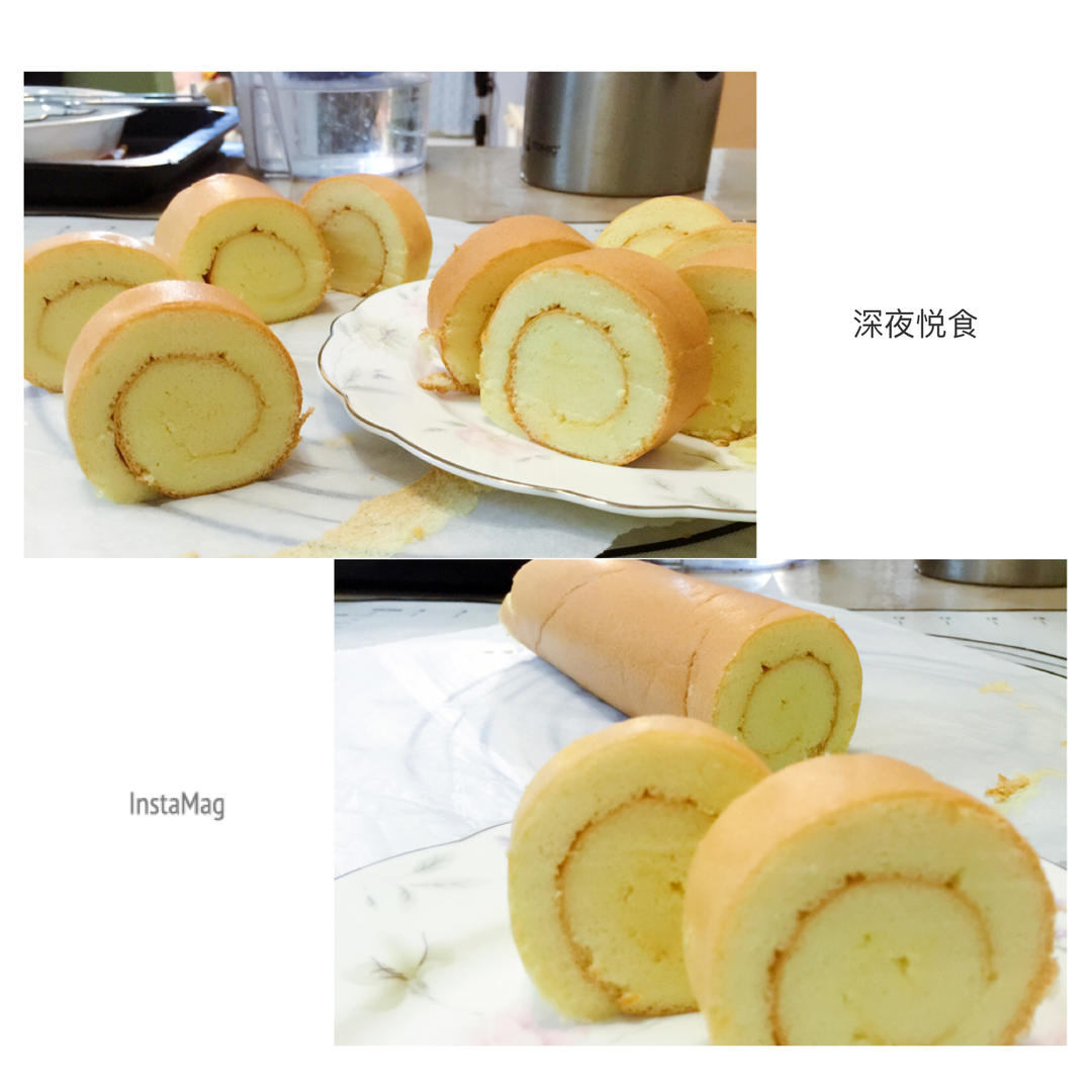 原味蛋糕卷(后蛋法)