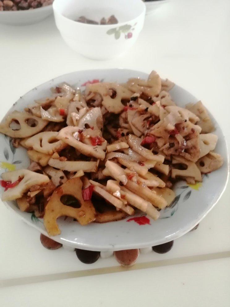 爆炒连藕