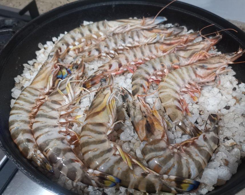 盐烤虎虾（盐焗大虾🦐）