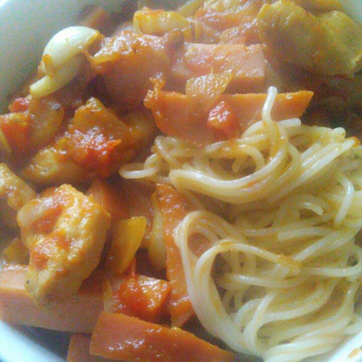 番茄炖鸡胸丨健康·三餐