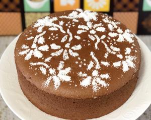 不易消泡的Nutella巧克力蛋糕（8寸生日蛋糕胚）的做法 步骤20