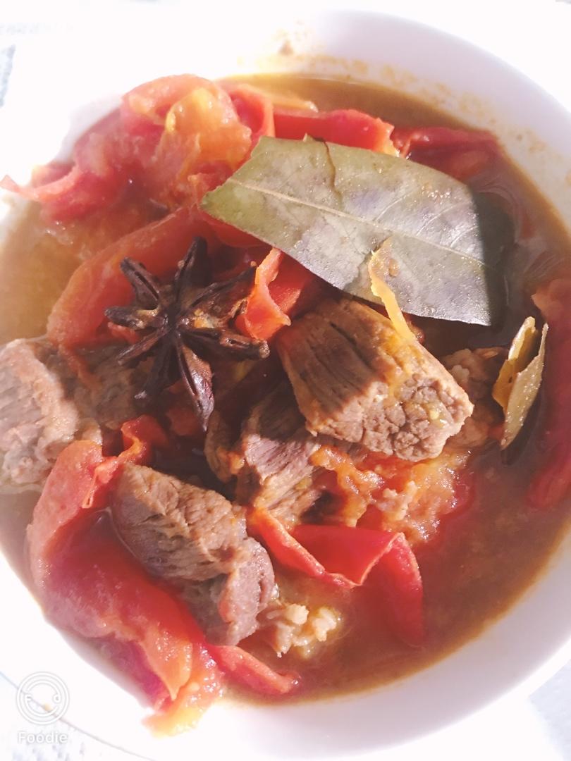 番茄土豆炖牛腩