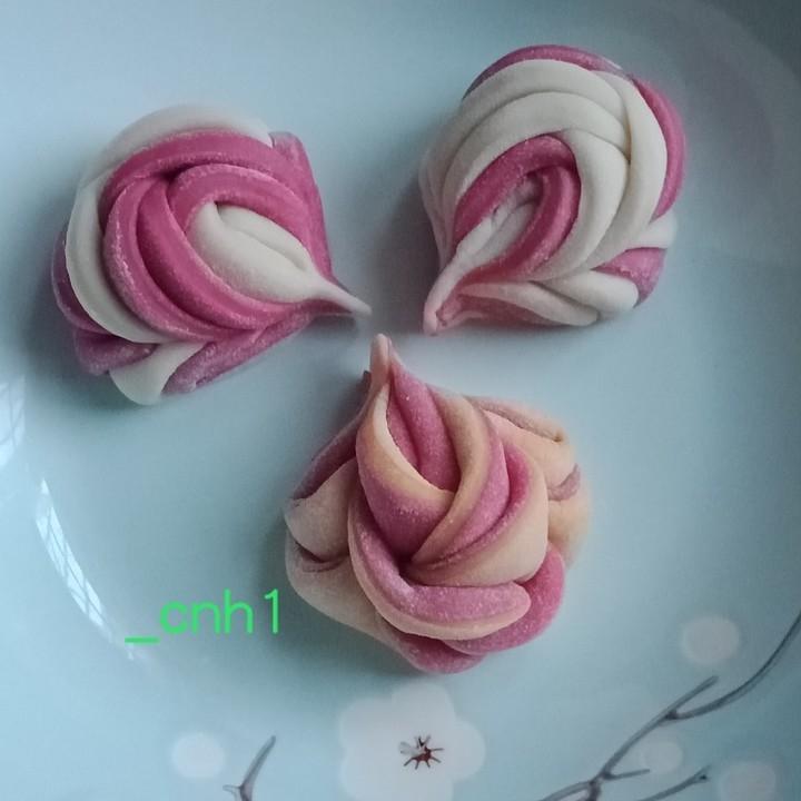 双色玫瑰🌹*花儿馒头35的做法