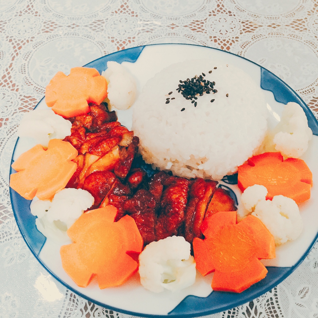 照烧鸡腿饭
