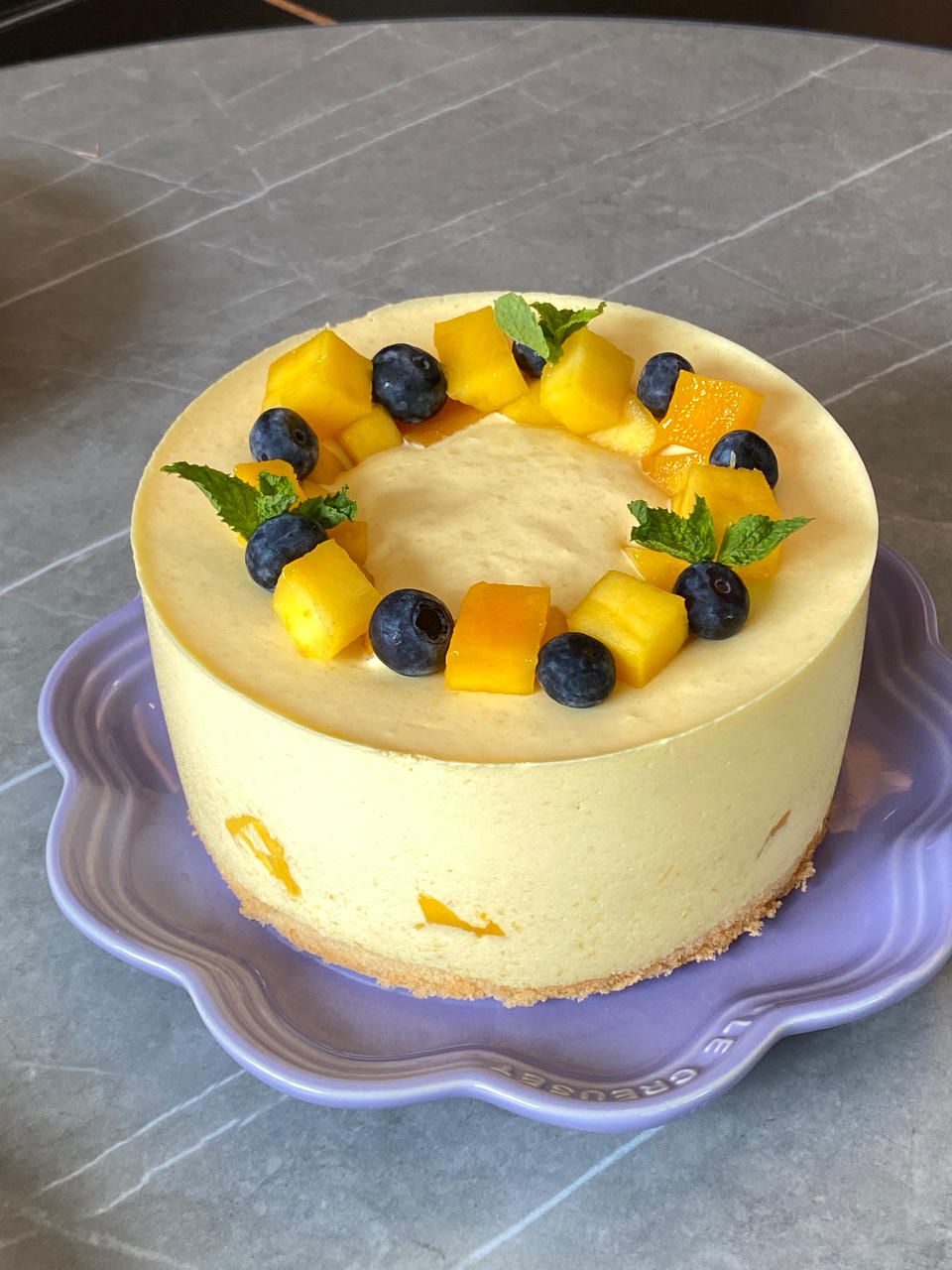 【视频】芒果慕斯（6寸） | 含镜面果胶配方