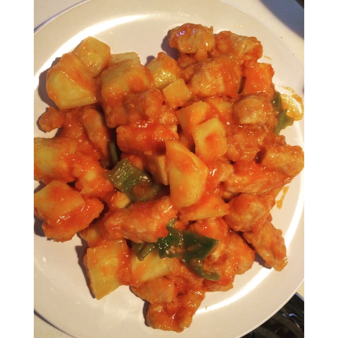 迷迭香：菠萝咕咾肉