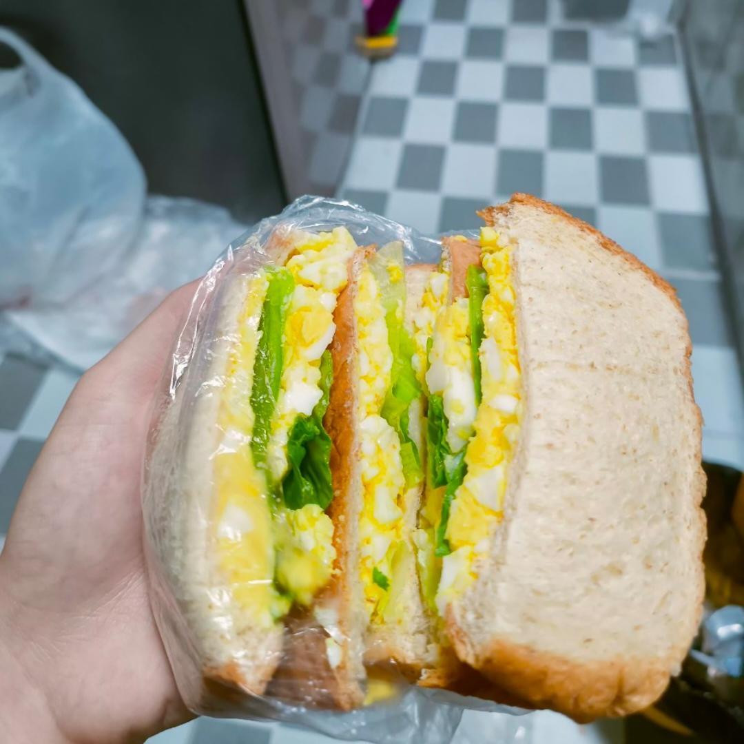 好吃到哭！便利店同款❗️蛋黄酱三明治