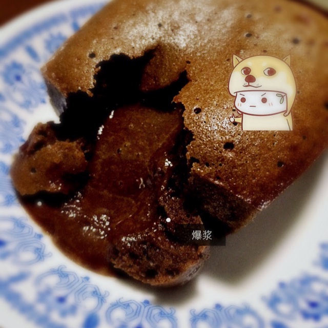 莫尼卡美食厨房：爆浆巧克力蛋糕