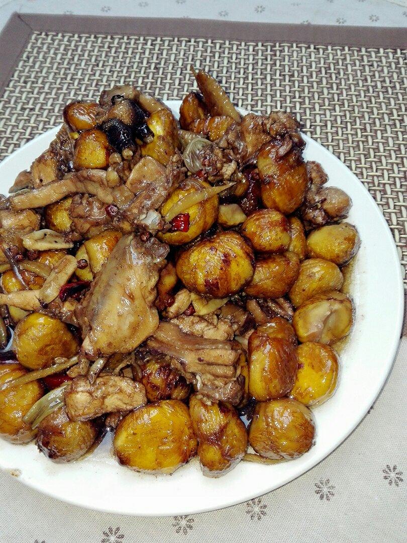 板栗烧鸡