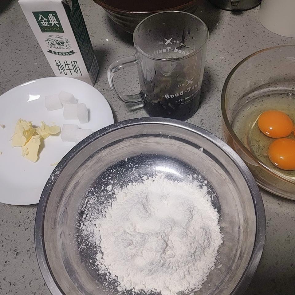 纯奶手撕吐司的做法 步骤1