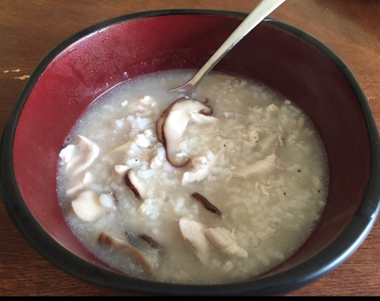 香菇鸡肉粥