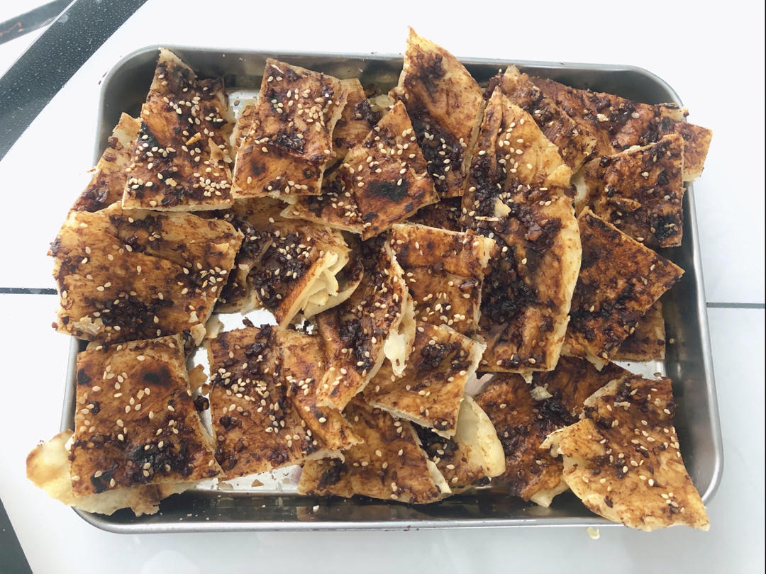 自制外焦里嫩的酱香饼
