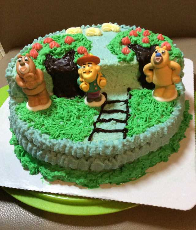 熊出没生日蛋糕
