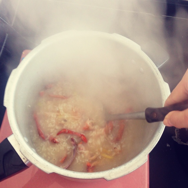 龙虾两吃 清蒸+煲粥