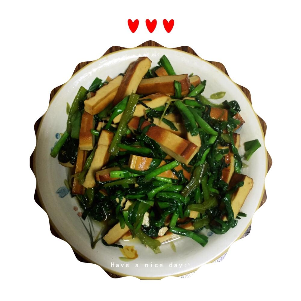 韭菜豆腐干