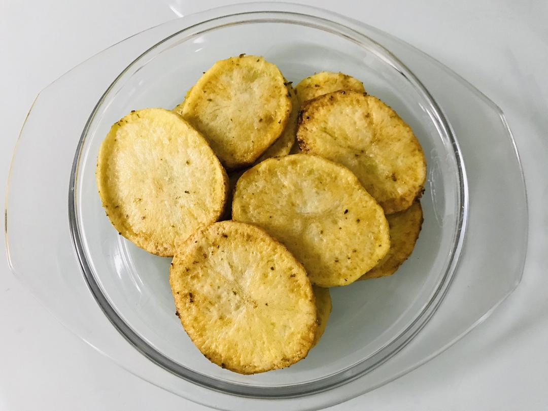 葱蒜厚薯片的做法