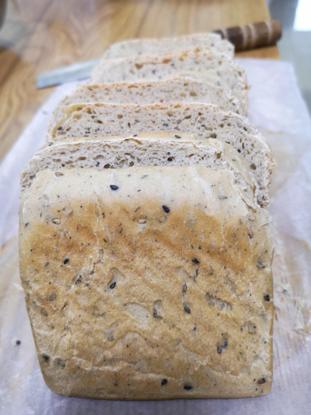 无油无糖全麦吐司