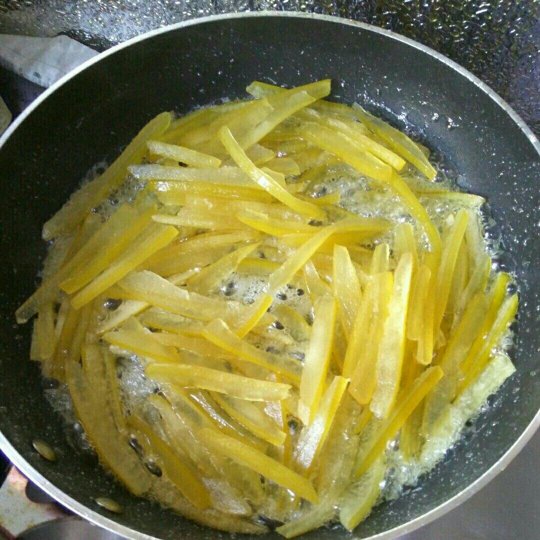 糖炒柚子皮(香元条)成功率相当高的