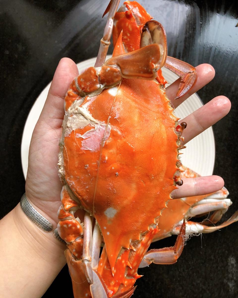 清蒸螃蟹（梭子蟹）