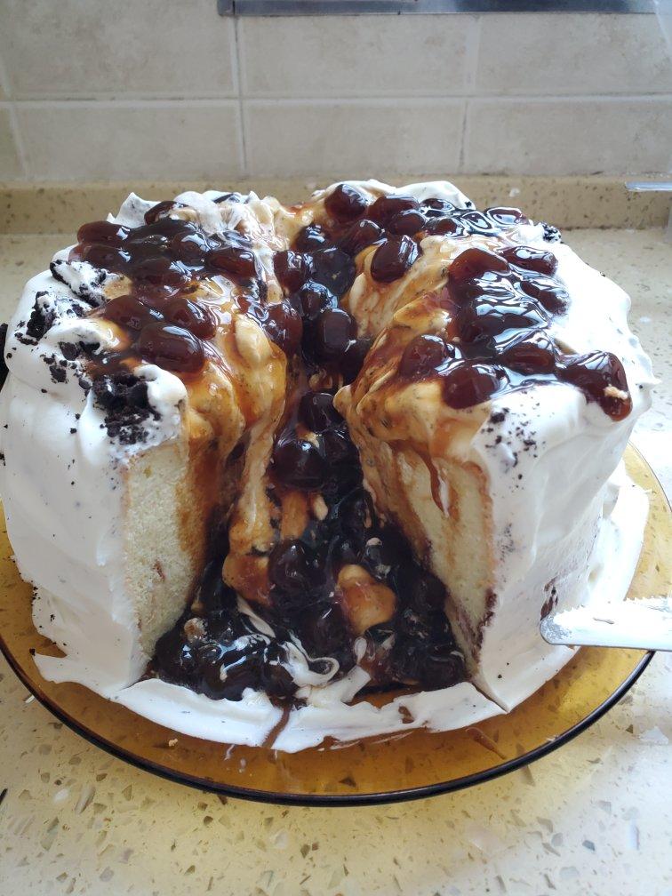 爆浆珍珠奶茶蛋糕