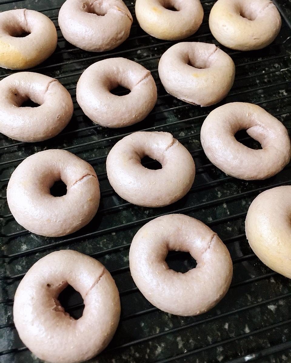 葡萄干紫薯全麦贝果🥯小美版