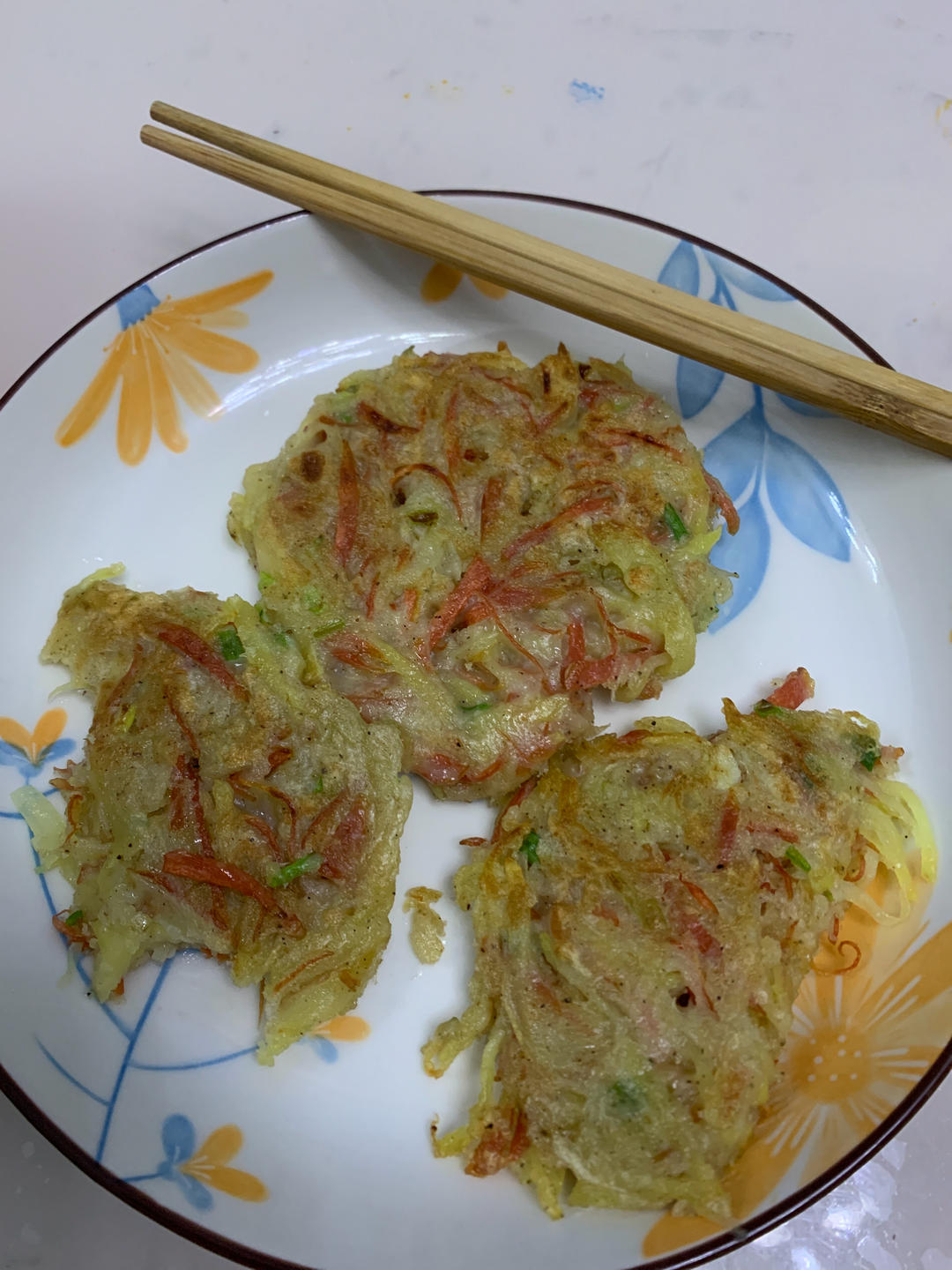 土豆饼(土豆胡萝卜丝饼)