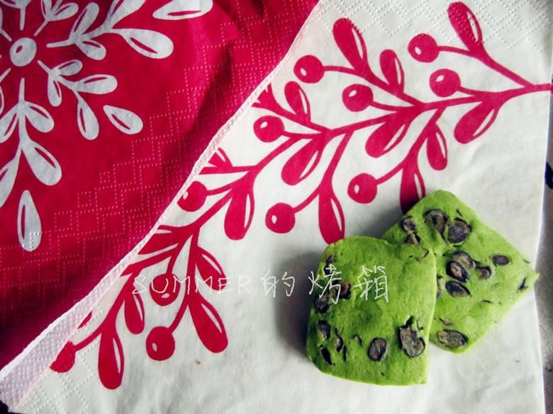 抹茶红豆曲奇