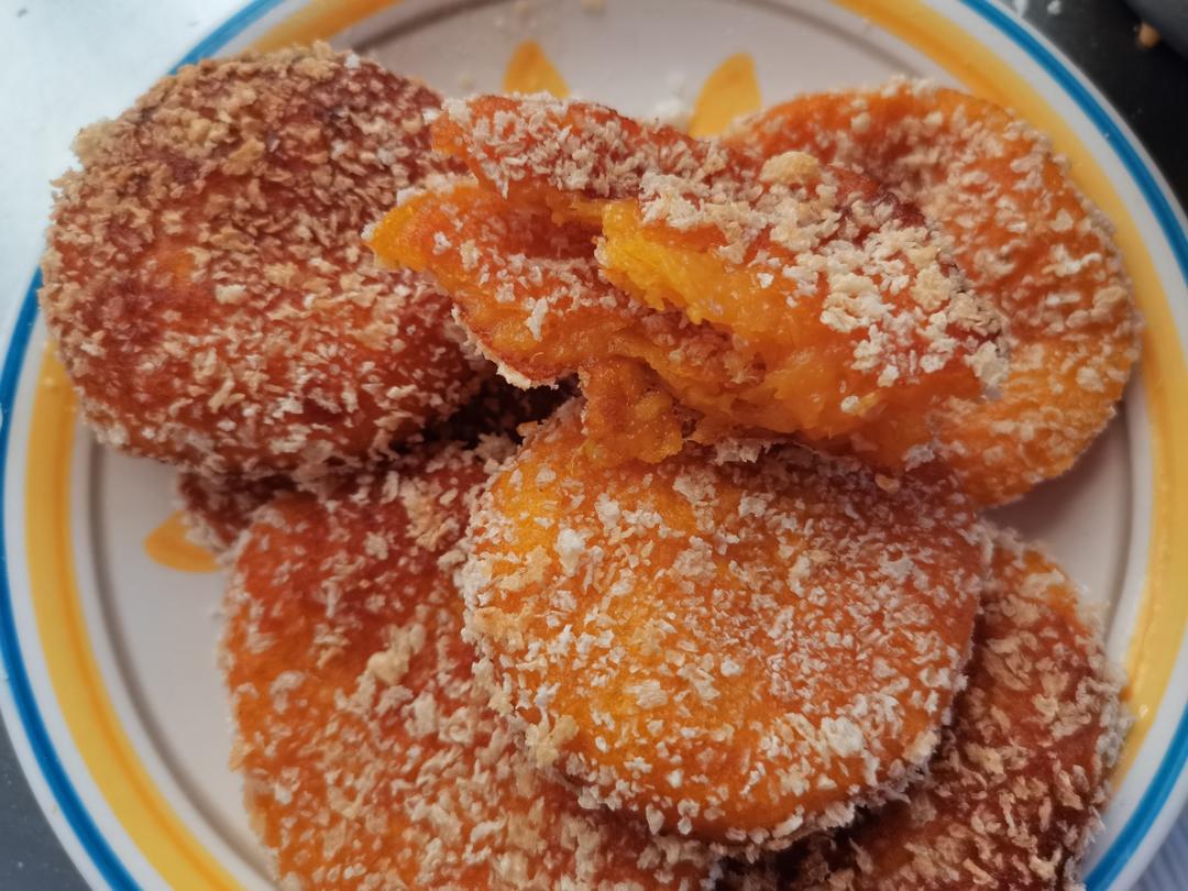 外脆里嫩惊喜口感：红薯饼