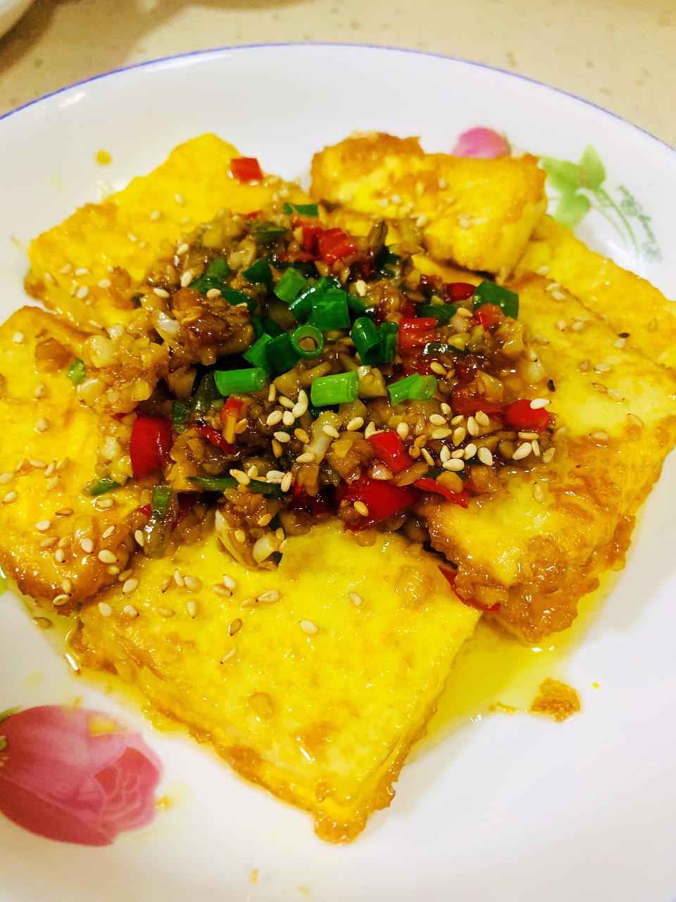 香煎老豆腐