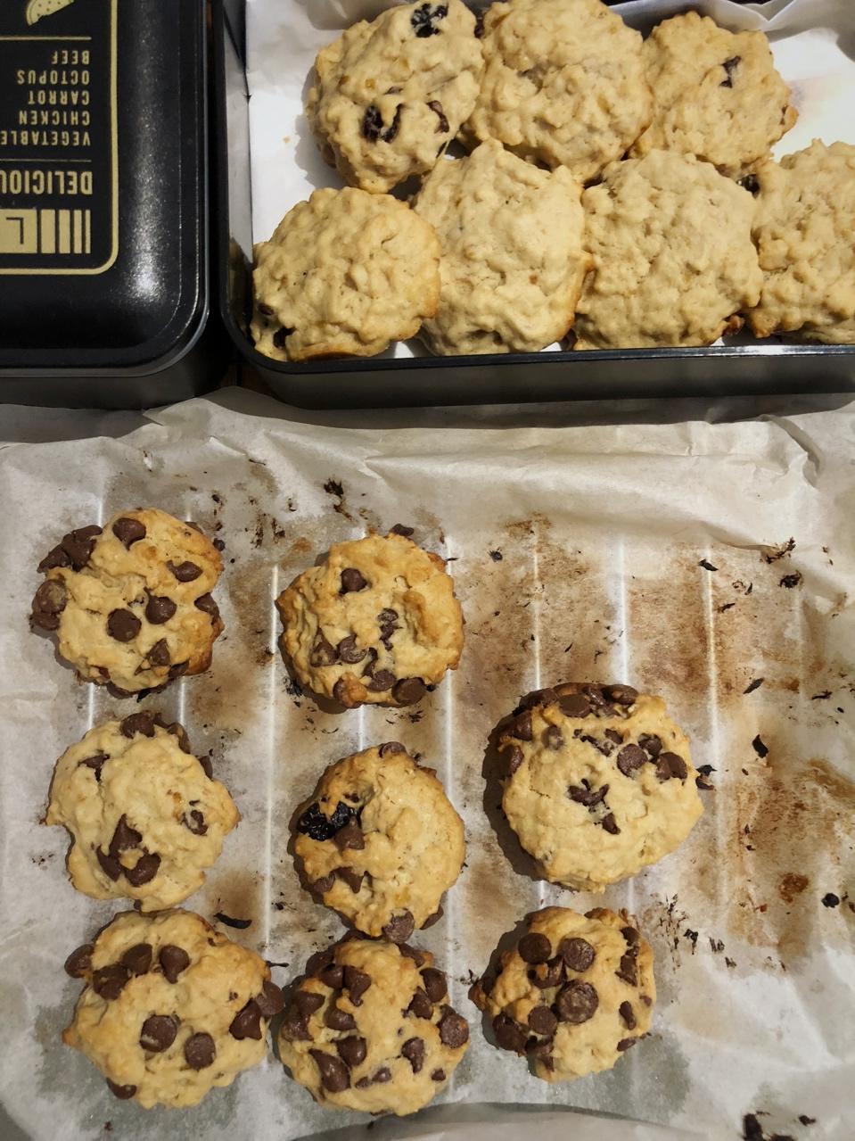 香蕉巧克力软曲奇