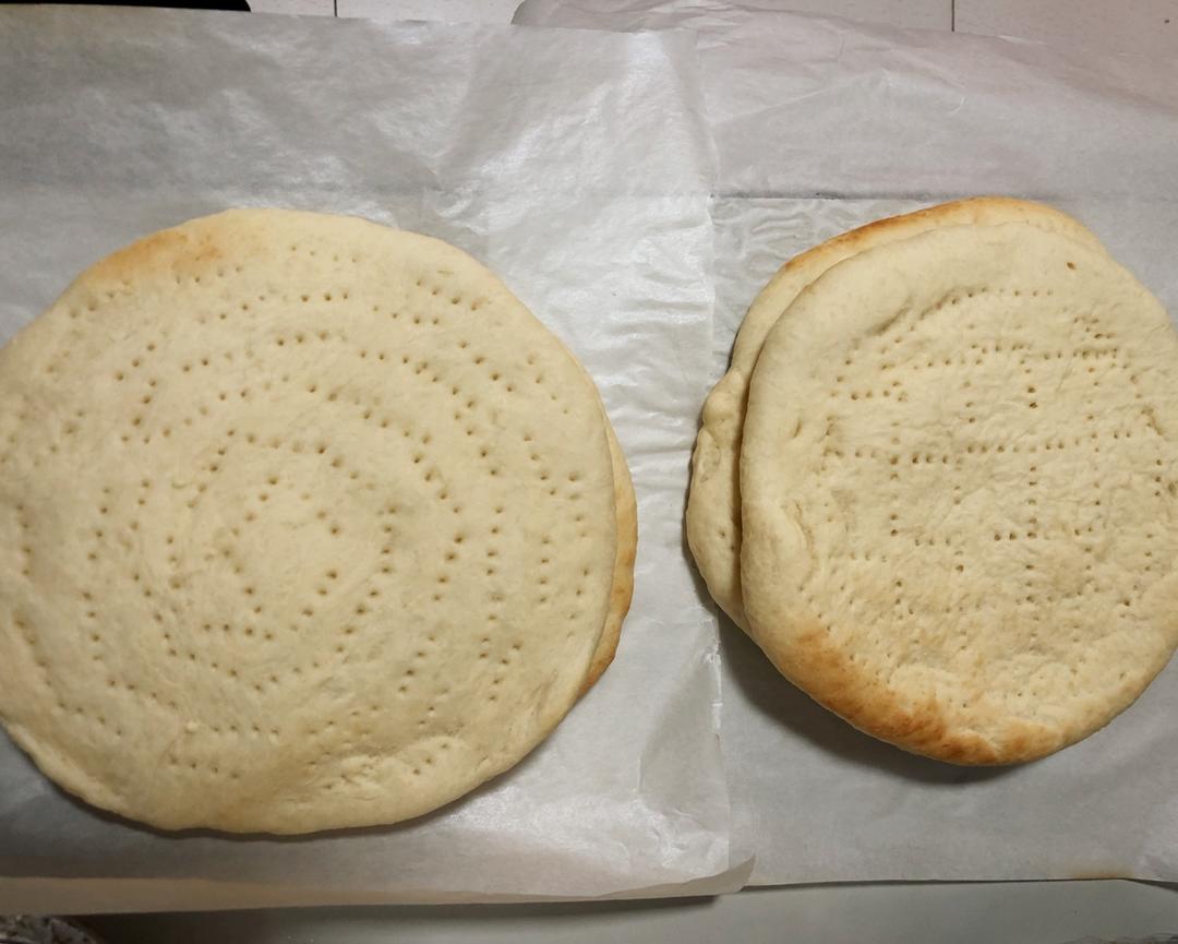 八寸披萨饼皮（四个）制作