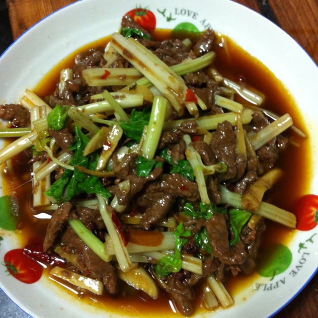 小炒牛肉
