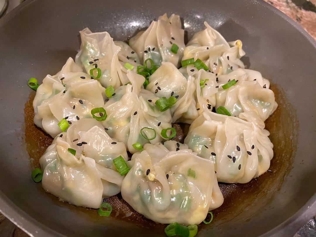 饺子皮版生煎包