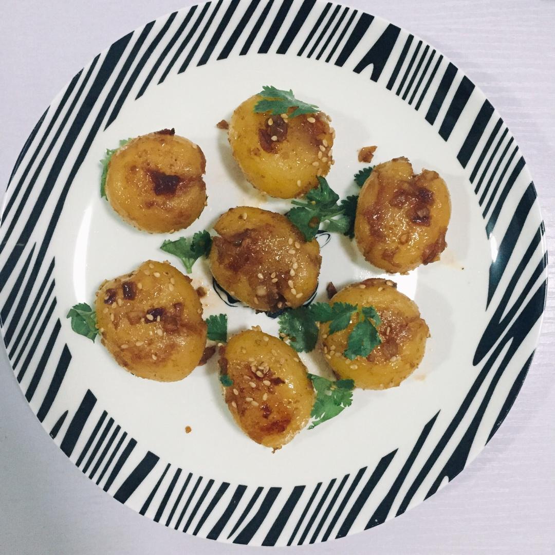 孜然香辣煎小土豆