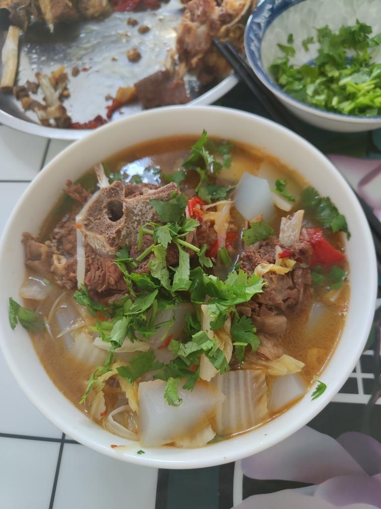 新疆焉耆回族家庭粉汤正宗做法