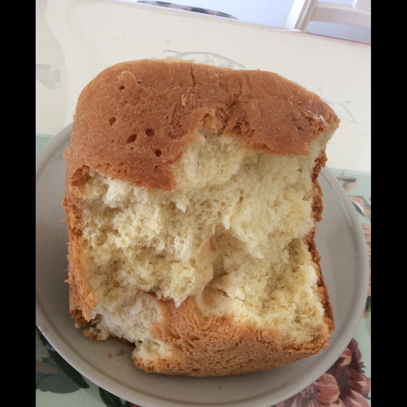 超级好吃的原味面包（面包机版）