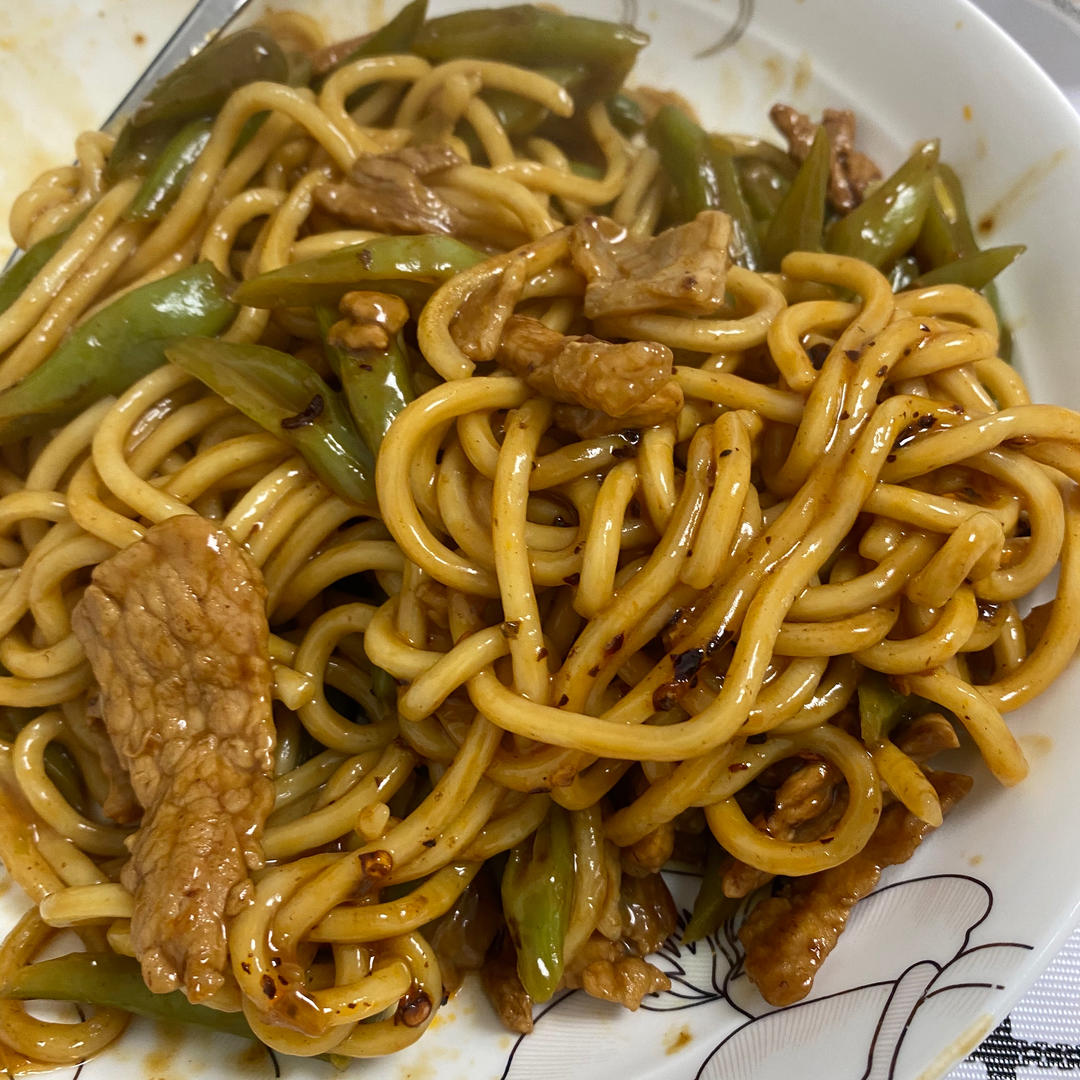 豆角焖面