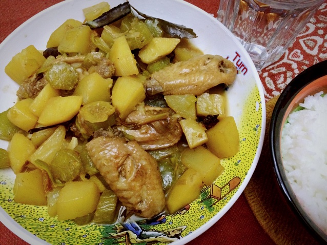 土豆炖鸡翅（快手零失败）