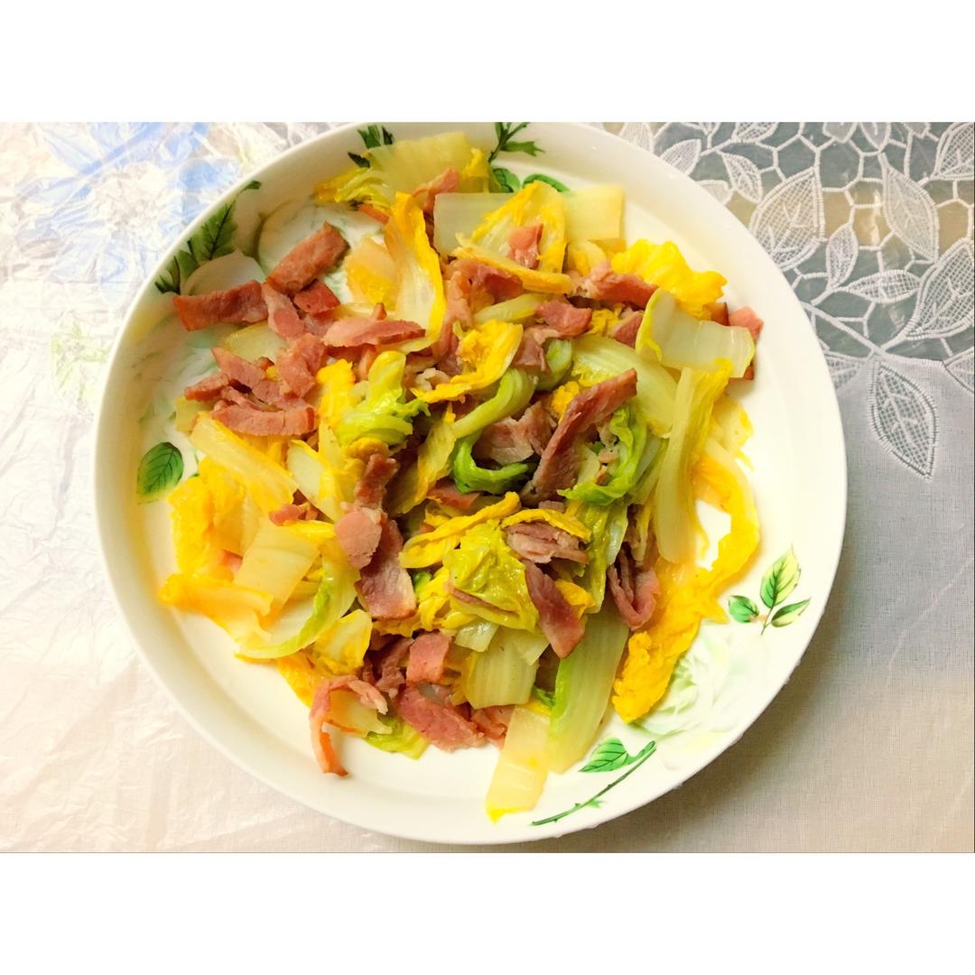 培根娃娃菜