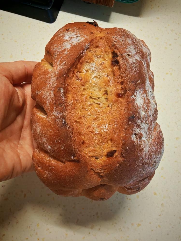 葡萄干核桃软欧包