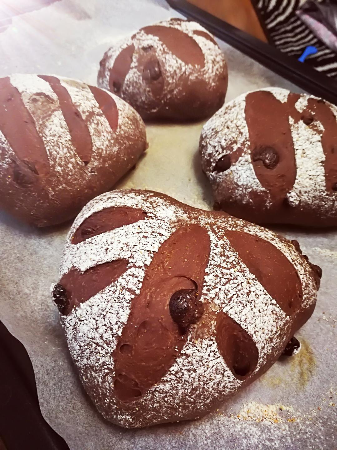 巧克力蔓越莓软欧