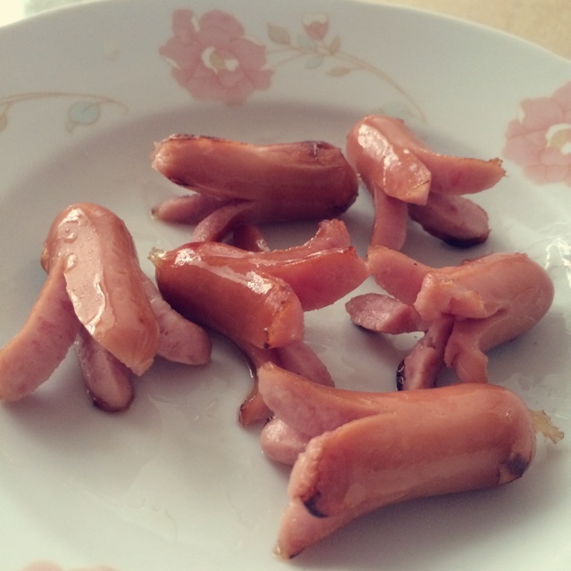 西兰花炒章鱼肠