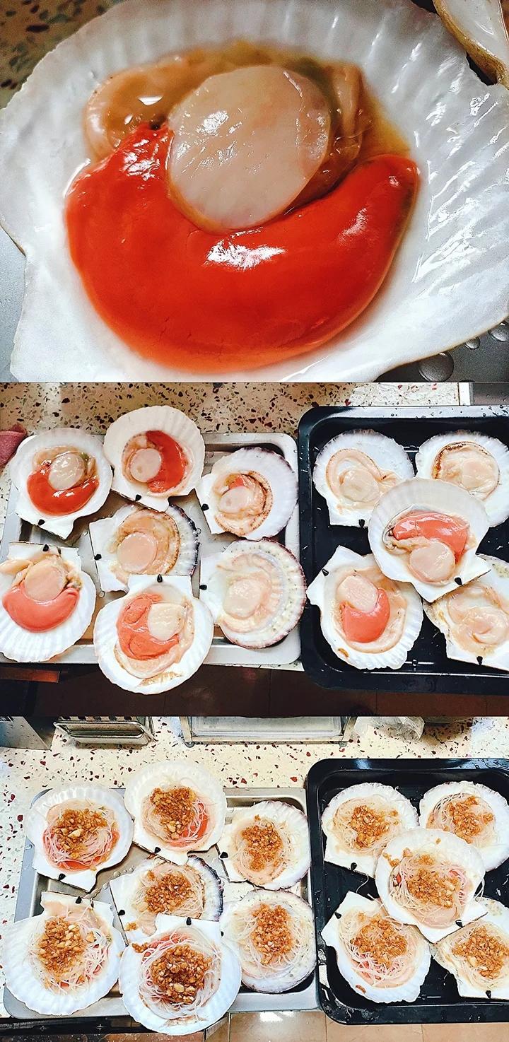 蒜蓉粉丝蒸扇贝粉丝入味有诀窍