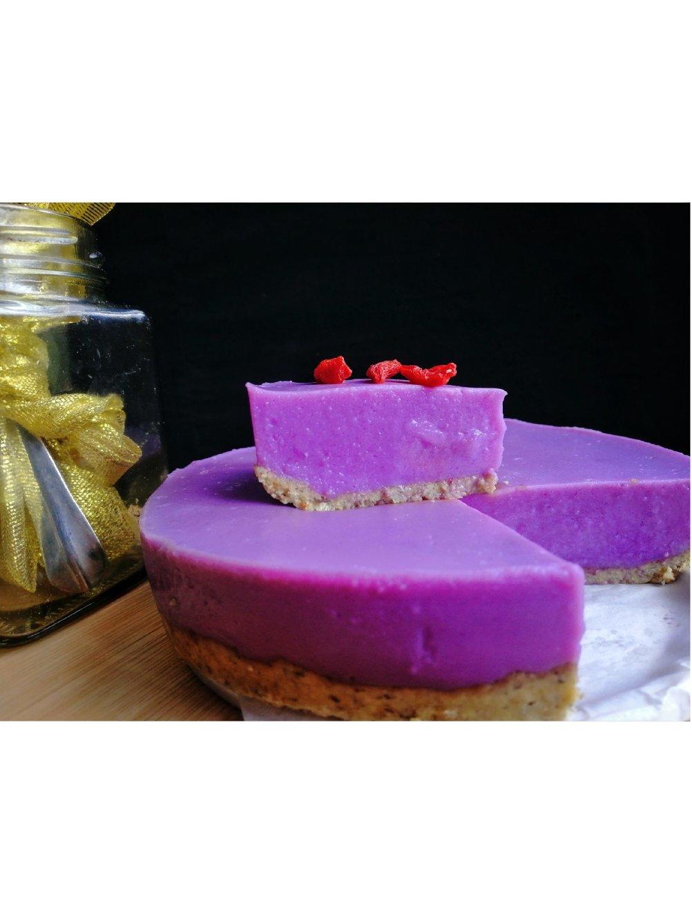 紫薯慕斯୧⍤⃝🍡
（无奶油 白凉粉香蕉底减脂版）