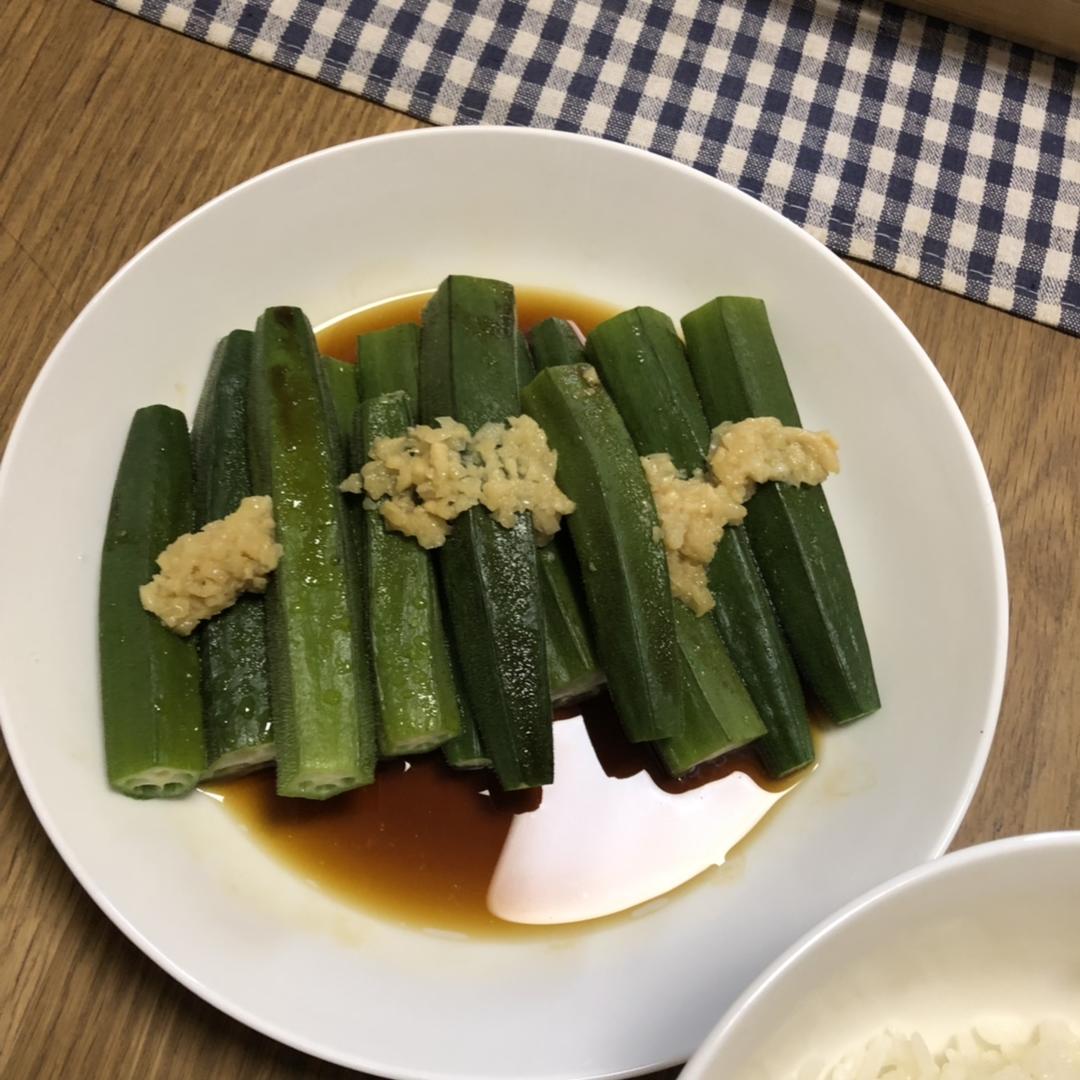 蒜蓉秋葵